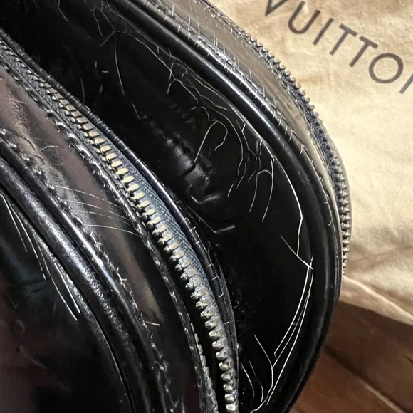 VTG Louis Vuitton Black Backpack Bag - Picture 4 of 10